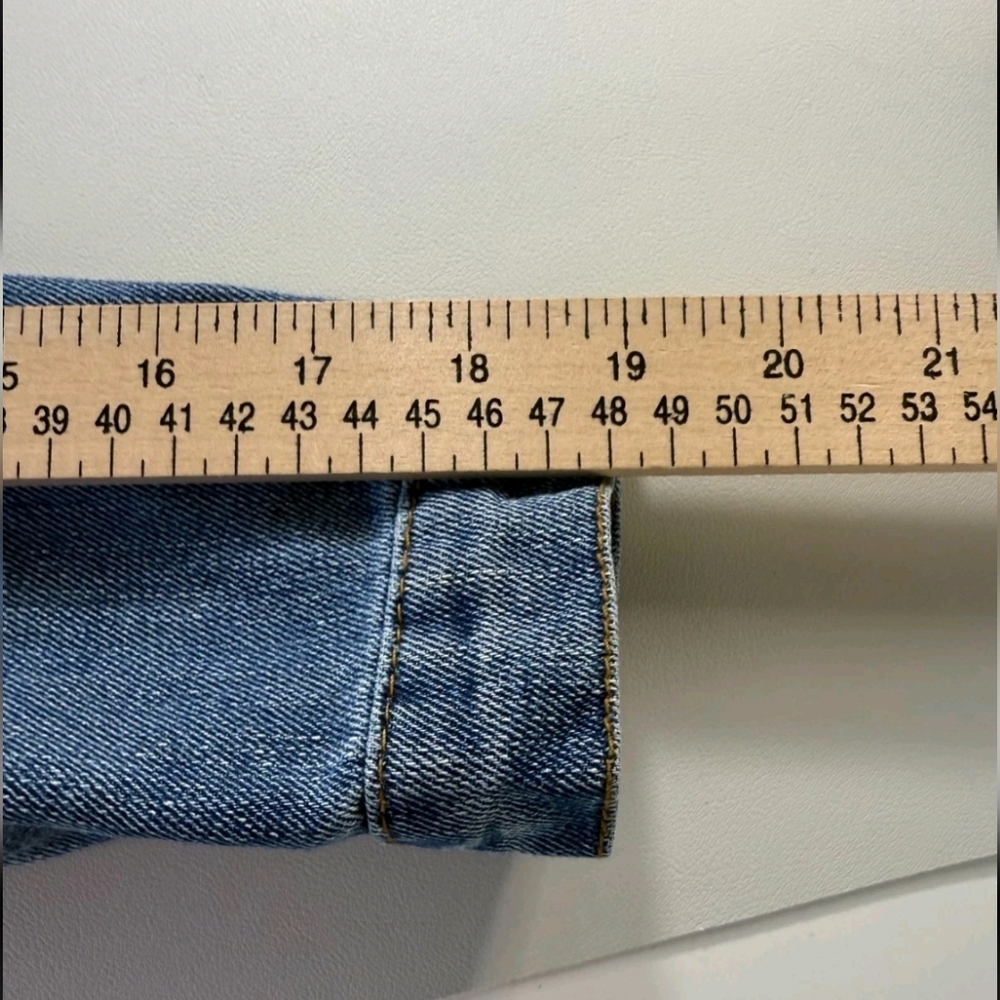 Tommy Bahama Youth Girls Denim Jean Jacket Med Wash Size 12 - Picture 7 of 10